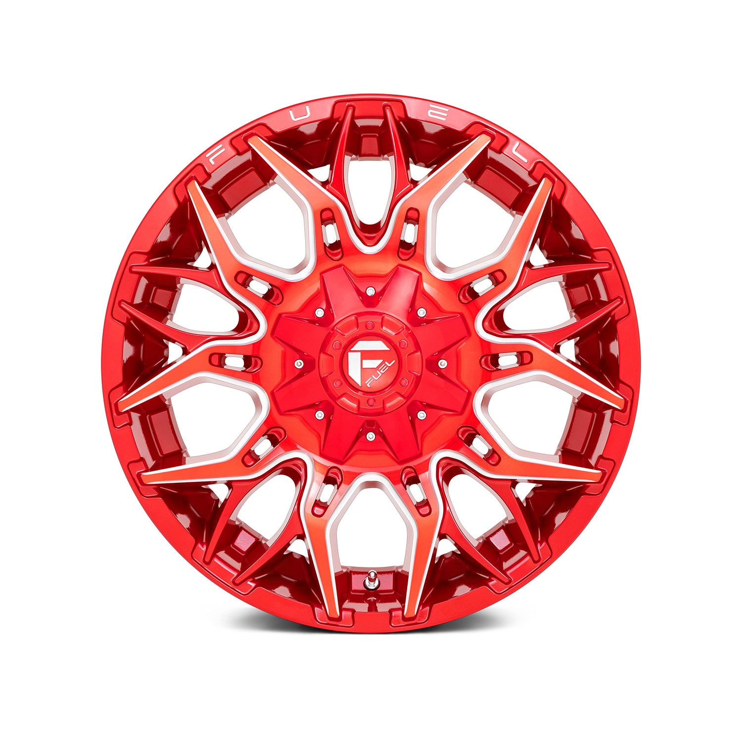 FUEL® – D771 TWITCH 1PC 糖果红，带磨砂装饰